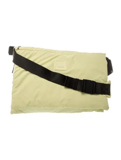 Pre-owned Rains Nylon Crossbody Bag In Green