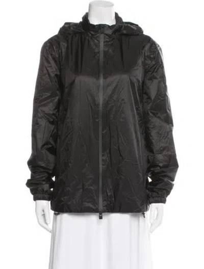 Pre-owned Rains Nylon Jacket In Black