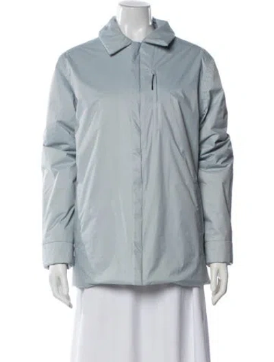 Pre-owned Rains Nylon Jacket In Blue