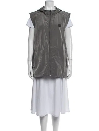 Pre-owned Rains Nylon Jacket In Gray