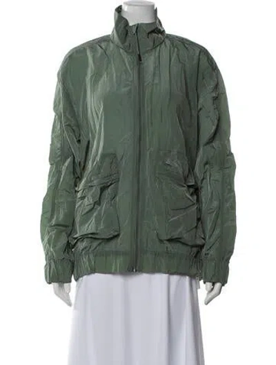 Pre-owned Rains Nylon Jacket In Green