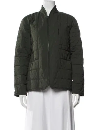 Pre-owned Rains Nylon Jacket In Green