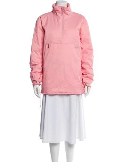 Pre-owned Rains Nylon Jacket In Pink