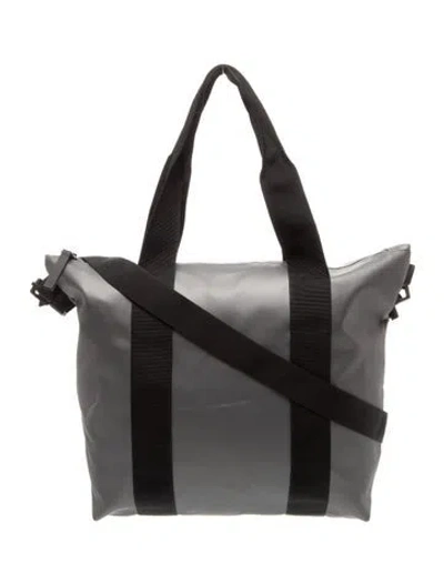 Pre-owned Rains Nylon Messenger Bag In Gray