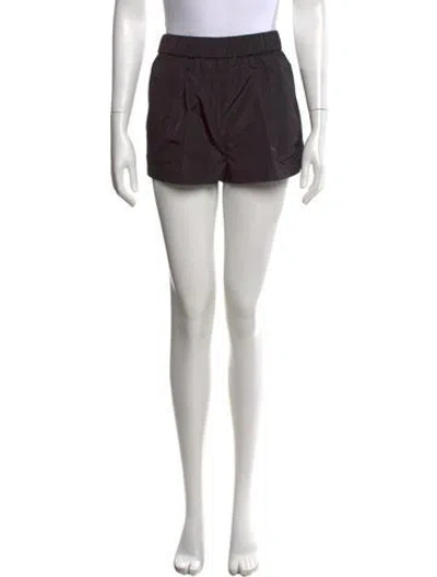 Pre-owned Rains Nylon Mini Shorts W/ Tags In Black
