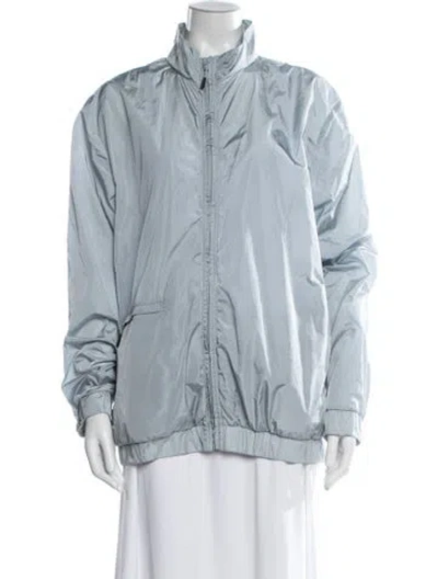 Pre-owned Rains Nylon Performance Jacket In Blue