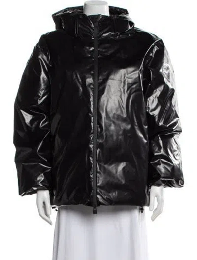 Pre-owned Rains Nylon Performance Jacket W/ Tags In Black