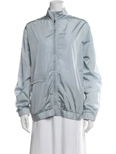 Pre-owned Rains Nylon Performance Jacket W/ Tags In Blue