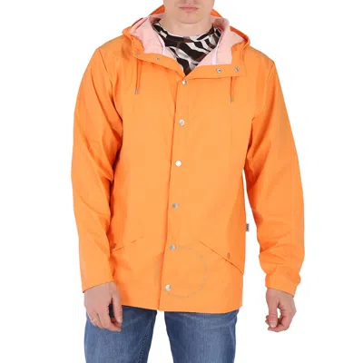 Rains Orange Waterproof Lightweight Jacket