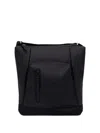 Rains Otaru Zip-pocket Matte-finish Backpack In Black