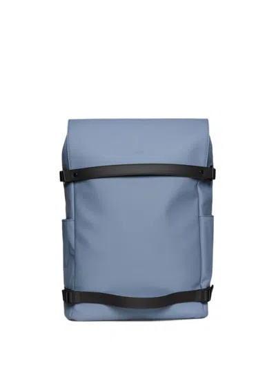 Rains Otg Buckle-fastening Backpack In Blue