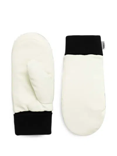 Rains Padded Ribbed-cuff Mittens In Neutral