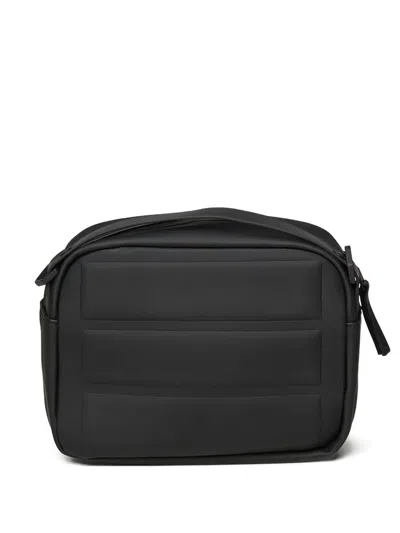 Rains Padded Zip-closure Shoulder Bag In Black