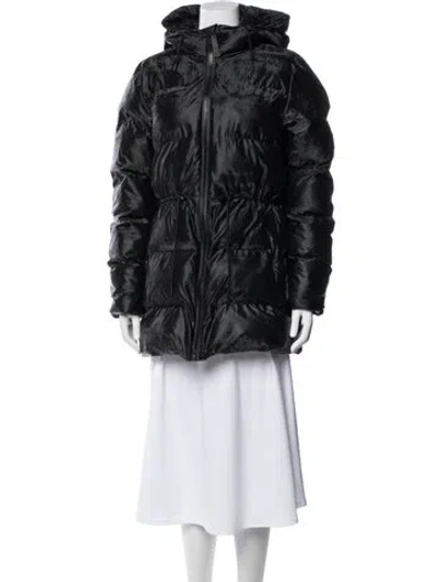 Pre-owned Rains Parka In Black