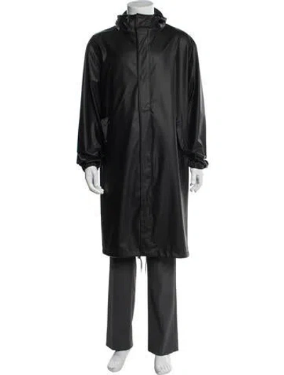 Pre-owned Rains Parka In Black