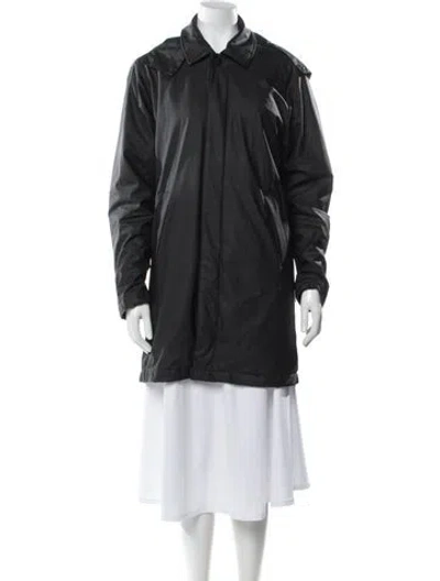 Pre-owned Rains Parka In Gray