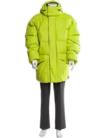 Pre-owned Rains Parka In Green