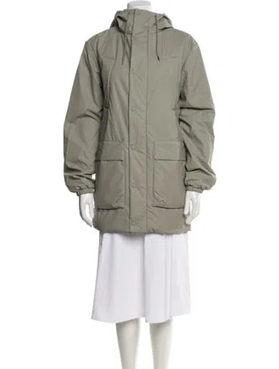 Pre-owned Rains Parka W/ Tags In Gray
