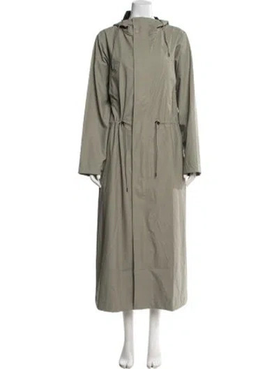 Pre-owned Rains Parka W/ Tags In Green