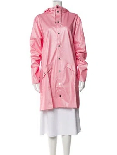 Pre-owned Rains Parka W/ Tags In Pink