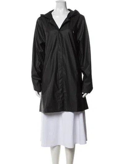 Pre-owned Rains Performance Coat In Black