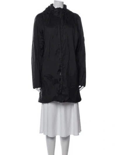 Pre-owned Rains Performance Coat In Black
