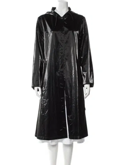 Pre-owned Rains Performance Coat In Blue