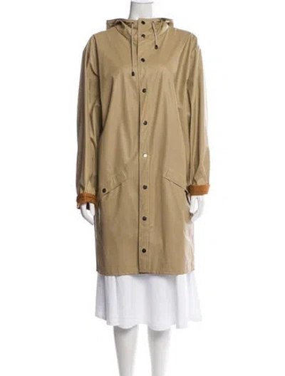 Pre-owned Rains Performance Coat In Neutrals