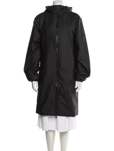 Pre-owned Rains Performance Coat W/ Tags In Black