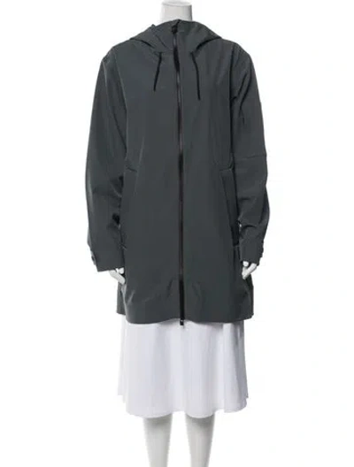 Pre-owned Rains Performance Coat W/ Tags In Blue