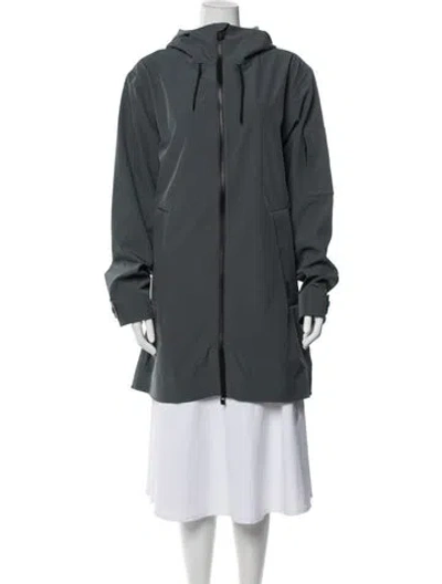 Pre-owned Rains Performance Coat W/ Tags In Blue