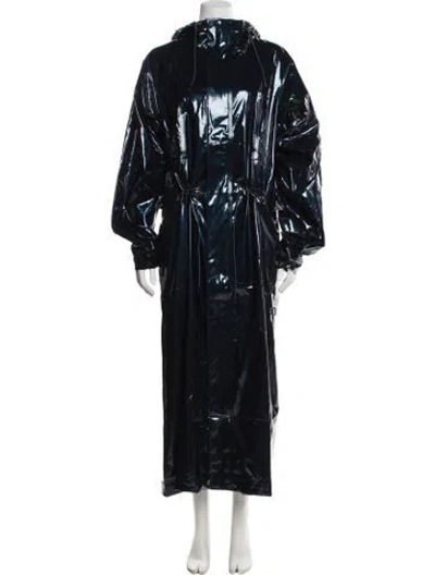 Pre-owned Rains Performance Coat W/ Tags In Blue