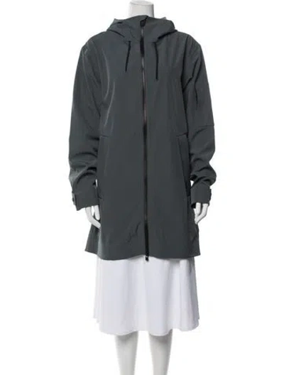 Pre-owned Rains Performance Coat W/ Tags In Blue