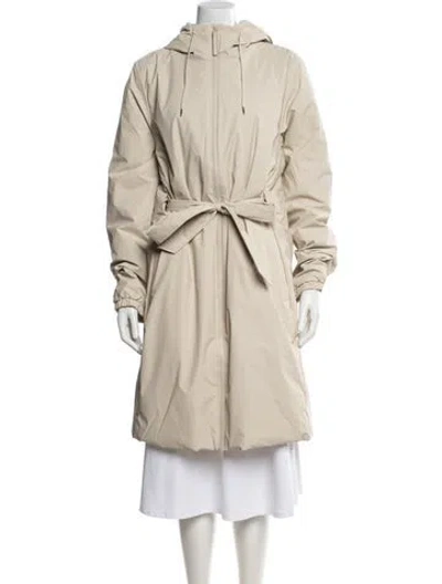 Pre-owned Rains Performance Coat W/ Tags In Neutral