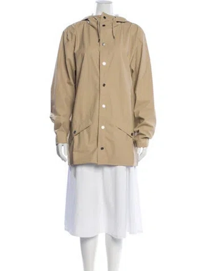 Pre-owned Rains Performance Coat W/ Tags In Neutrals