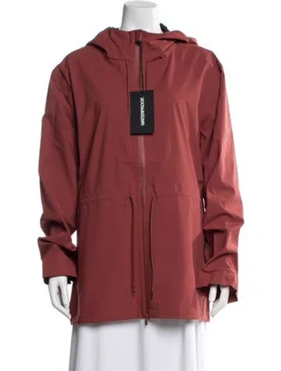 Pre-owned Rains Performance Coat W/ Tags In Red