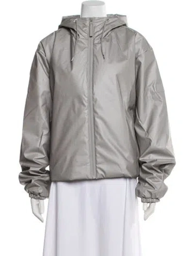 Pre-owned Rains Performance Jacket W/ Tags In Gray