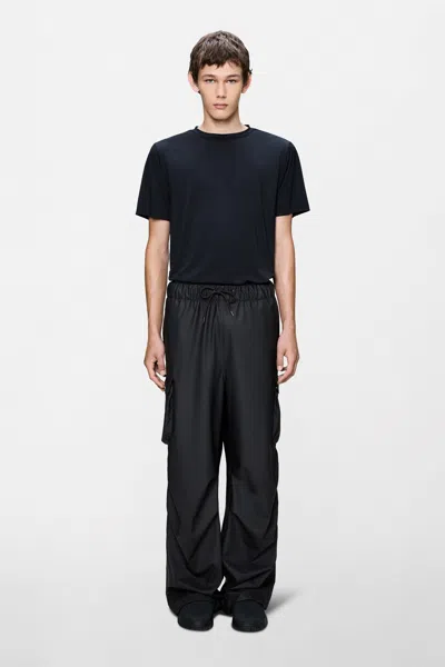 Rains Pocket Rain Pants Wide In Black