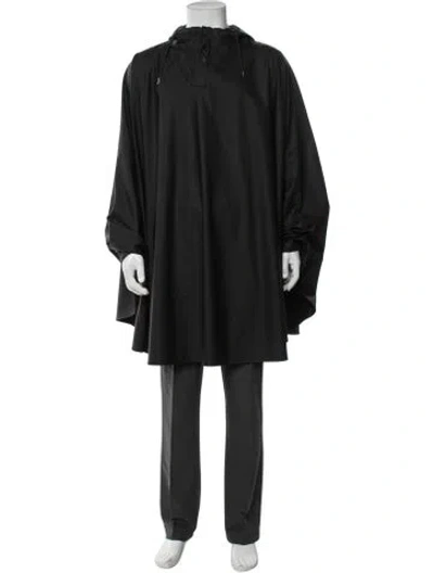Pre-owned Rains Poncho In Black