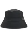 Rains Printed Coated Bucket Hat In Black