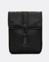Rains Puffed Backpack Micro In Black