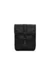 Rains Puffed Backpack Micro In Black