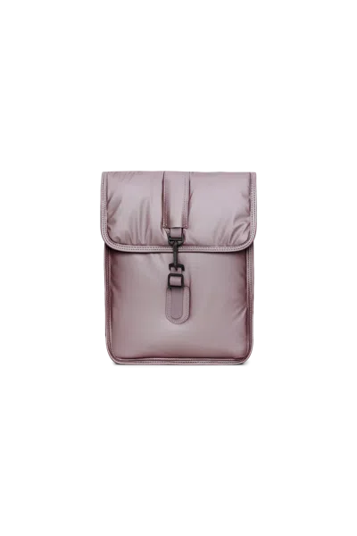 Rains Puffed Backpack Micro In Purple