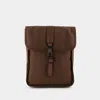 Rains Puffed Micro W3 Backpack -  - Synthetic - Frame In Brown