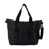 Rains Puffer Mix Tote Bag Mini W3 Shopper Bag In Black