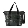 Rains Puffer Mix Tote Bag Mini W3 Shopper Bag In Green