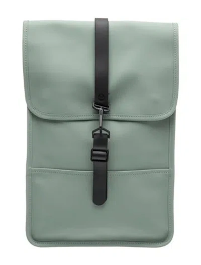 Pre-owned Rains Pvc Backpack W/ Tags In Green