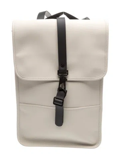 Pre-owned Rains Pvc Backpack W/ Tags In Neutral