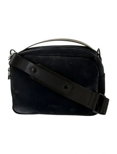 Pre-owned Rains Pvc Top Handle Bag In Blue