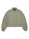 Rains Banja Liner Bomber Jacket T1 Drift In Green